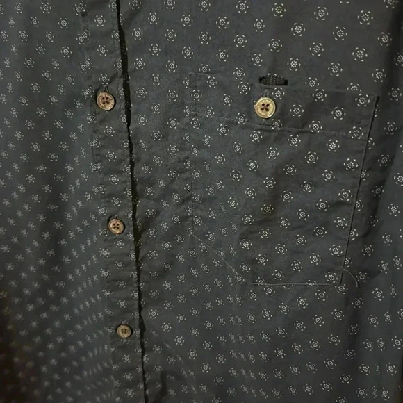 Ted Baker London | 100% Cotton button down, size 5. Navy blue with print. EUC - Picture 4 of 12